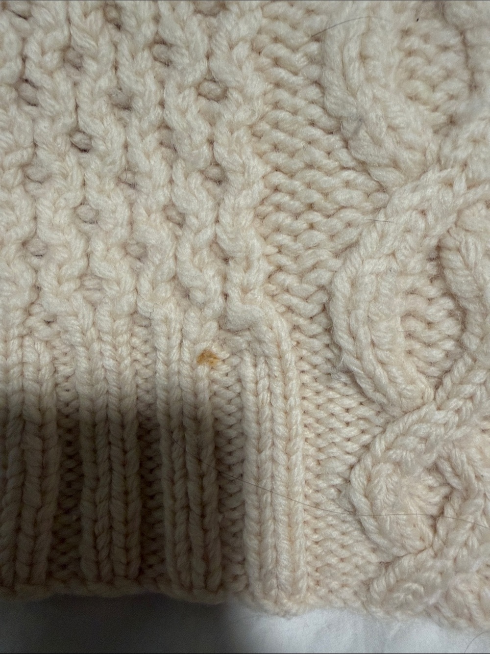 J. Crew Cream Cable Knit Turtleneck Sweater - Picture 10 of 11